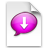 iChat Pink Transfer Icon 48x48 png